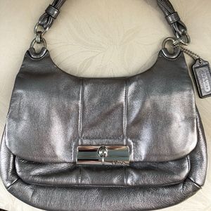 Coach Silver Evening Shoulder Bag